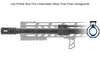 UTG - Низькопрофільний газовий блок для AR15 - сталь - чорний - MNT-ARMGB01