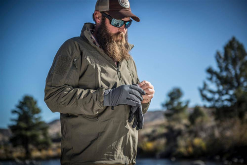 Helikon - Рукавички тактичні утеплені Impact Duty Winter Mk2 - Shadow Grey / Black - RK-ID2-NE-3501A.