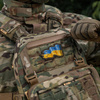 M-Tac - Нашивка з прапором України - Вишивка - Cordura 500D - Ліворуч - Ranger Green - 51298023