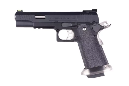 WE - Репліка газового пістолета Hi-Capa 5.1 Force "T.REX" - Чорний - WET-02-010304