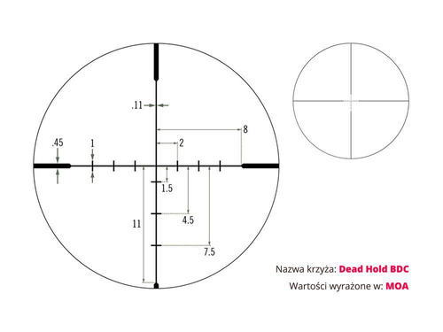 Vortex Optics - Приціл оптичний Crossfire II 4-16x50 - 30 мм - AO - Dead-Hold BDC MOA - чорний - CF2-31039