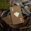 M-Tac - нашивка піковий туз - Cordura 500D - койот / флуоресцентний - 51109599 - 51109599