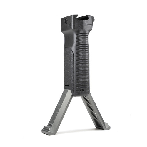 Strike Industries - Передня рукоятка з сошкою Strike - чорна - SI-AR-AL-BIPOD-GY - SI-AR-AL-BIPOD-GY