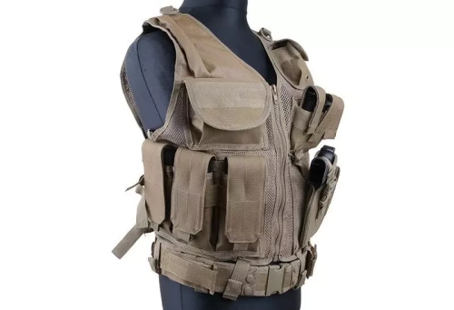 GFC Tactical - Тактичний жилет KAM-39 - коричневий - GFT-18-001855