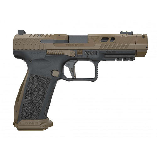 Canik - Пістолет TP9 TTI Combat - Taran Tactical Innovations - 9x19 Para - Чорний/Coyote Brown