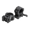 Leapers - Двосекційне кріплення AccuSync 1"/22 - 25.4 мм - середнє - чорне - AQR115