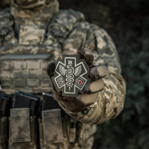 M-Tac - Медична нашивка з вишивкою Paramedic - Ranger Green - 51432023