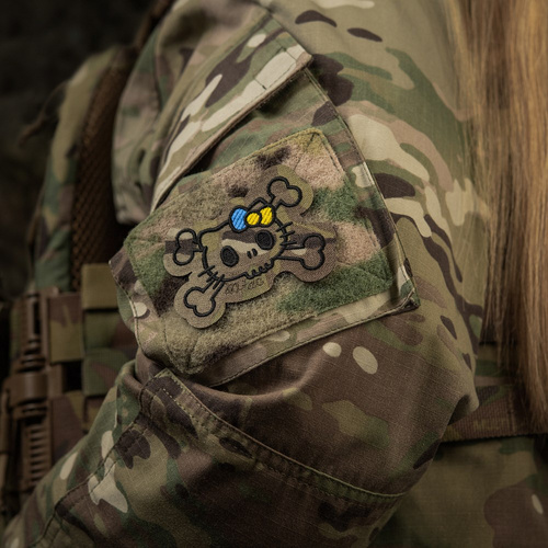 M-Tac - Нашивка Kitty Contour - Вишивка - Жовто-блакитний бант - MultiCam - 51386208