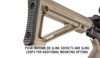 Magpul - Kolba MOE® Fixed Carbine Stock - Mil-Spec - Czarny - MAG480 - Magpul - Kolba MOE® Fixed Carbine Stock - Mil-Spec - Czarny - MAG480