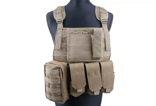 GFC Tactical - Тактичний розвантажувальний жилет MBSS - Нейлон - Coyote Brown - GFT-18-000363