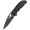 Складаний ніж Spyderco - Manix™ 2 G-10 Black / Black Blade - C101GPBBK2.