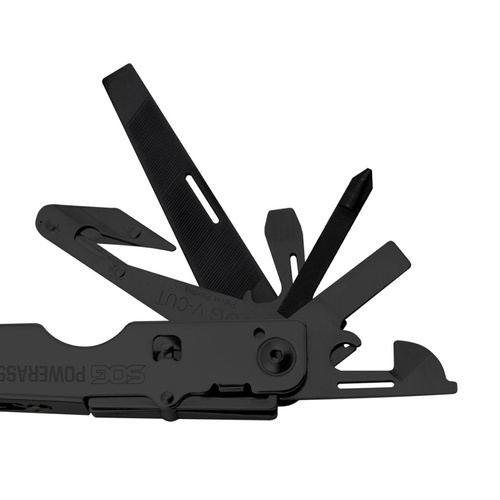 SOG - Мультитул PowerAssist B66N-CP - 420 - 16 інструментів - чорний - B66N-CP