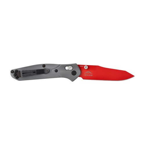 Benchmade - Тактичний ніж 945RD-2401 Mini Osborne LE - CPM-S90V - червоний - 945RD-2401
