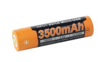 Fenix - Літій-іонний акумулятор 18650 3500mAh 3,6V - USB - ARB-L18-3500U
