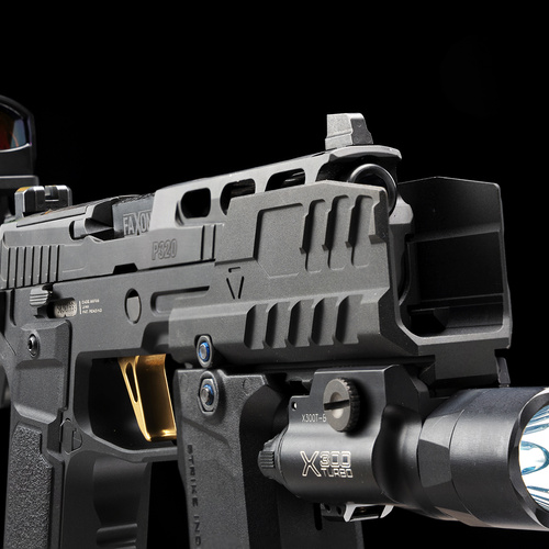 Strike Industries - Підривний щиток Hyper для пістолетів SMC Alfa/Bravo - Чорний - SI-SMC-BS-S