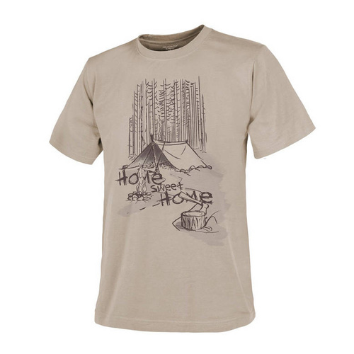 Helikon - Футболка Home Sweet Home - бавовна - Khaki - TS-HSH-CO-13
