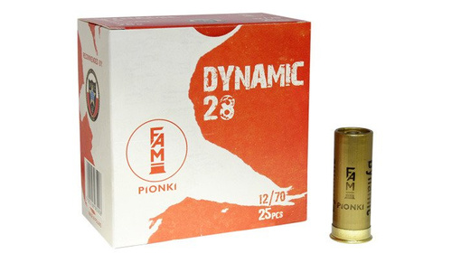 FAM Pionki - набій 12/70 Dynamic 28 г для дробовика - AMU000551