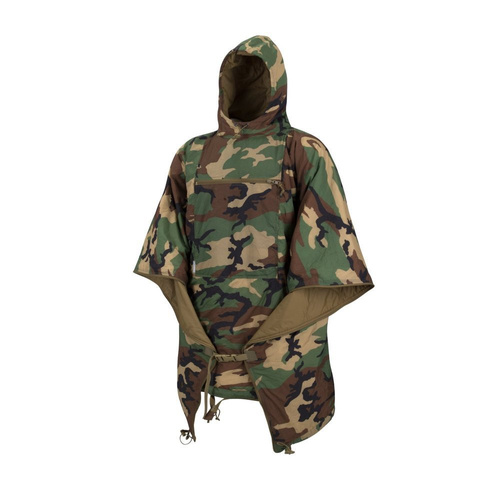 Helikon - Пончо утеплене Swagman Roll® - Climashield® Apex™ - US Woodland - PO-SMR-NL-03