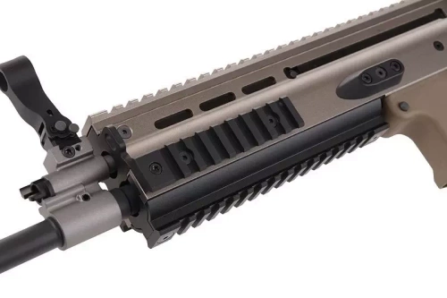 WE - Репліка карабіна AEG SCAR-L MK16 MOD 0 - Tan - WET-01-005926