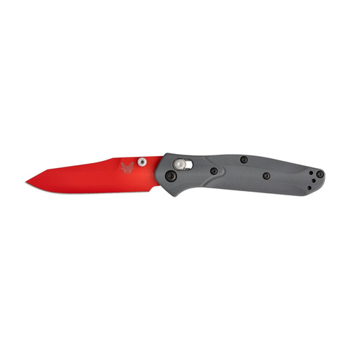 Benchmade - Тактичний ніж 945RD-2401 Mini Osborne LE - CPM-S90V - червоний - 945RD-2401