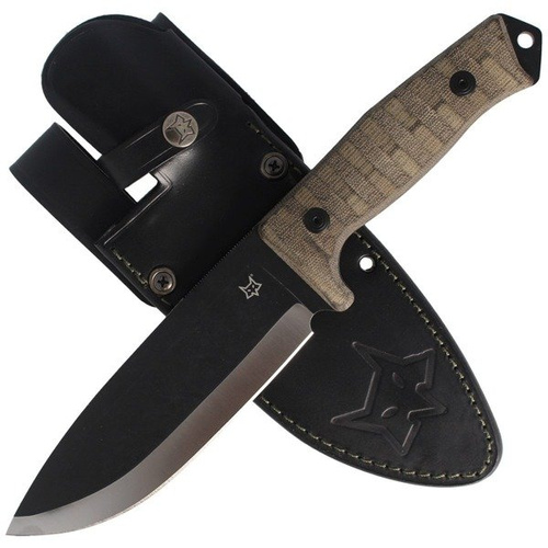 FOX - Nóż Bushman Bushcraft Canvas Micarta 160mm - FX-609 OD