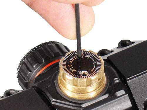 Leapers - Червона точка UTG DS3840 4.0'' 30 мм - 4 MOA - чорний - SCP-DS3840W
