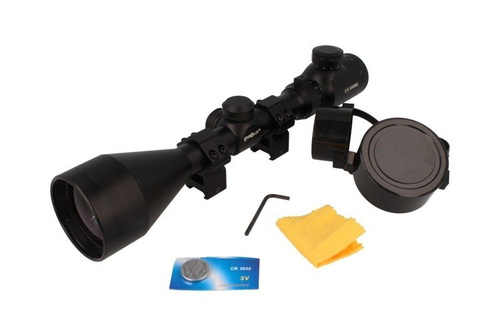 Приціл Lensolux - 2.5-10x56E 4 Red-Dot з кріпленням - 19314