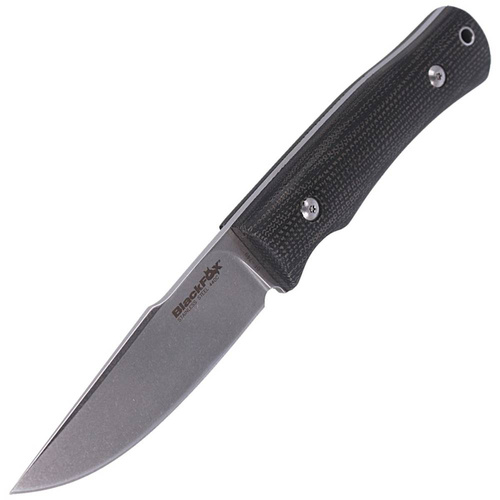 FOX - Тактичний ніж Explorator Linen Micarta - 440C - чорний - BF-749