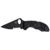 Складаний ніж Spyderco - Delica® 4 FRN Black / Black Blade - C11PSBBK