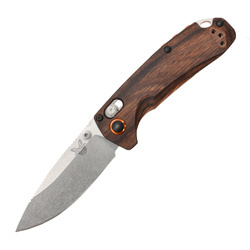 Benchmade - HUNT North Fork складний мисливський ніж - Drop Point - Axis Lock - Wood - 15032