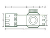 Leapers - Приціл з червоною крапкою UTG DS3039W 3.9'' 30 мм - 4 MOA - чорний - SCP-DS3039W