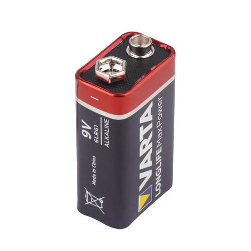 VARTA - Лужна батарейка Longlife Max Power 9 В (PP3) - 6LR61 / 4722