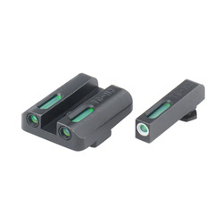 TruGlo - Оптичні приціли з тритієвого волокна TFX - Glock 17/19 - Низькопрофільні - Білий периметр - TG13GL1A