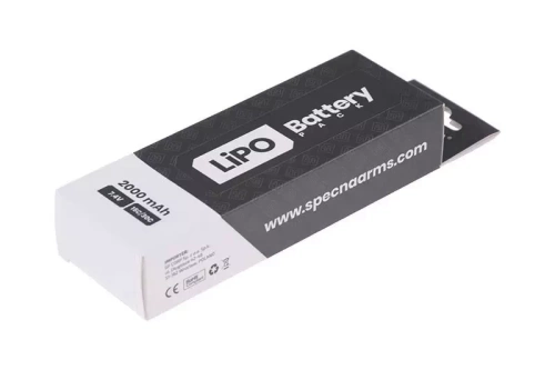 Specna Arms - Акумулятор AEG LiPo 7.4V 2 модулі - 2000mAh - SPE-06-022020