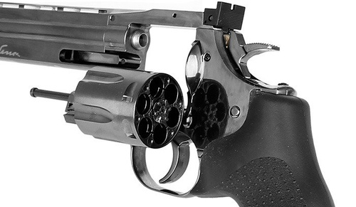 ASG - Репліка револьвера Dan Wesson 715 6'' Револьвер - сталевий сірий - 18191