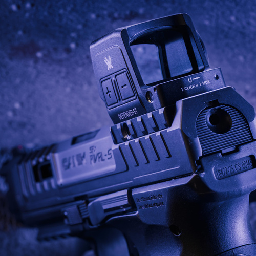 Vortex Optics - Червона точка Defender ST Solar - 3 MOA - чорний - DFST-MRD3-E