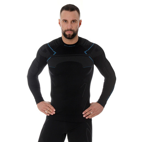 Світшот Brubeck - Thermo - Nilit® Heat - чорно-синій - LS13040A