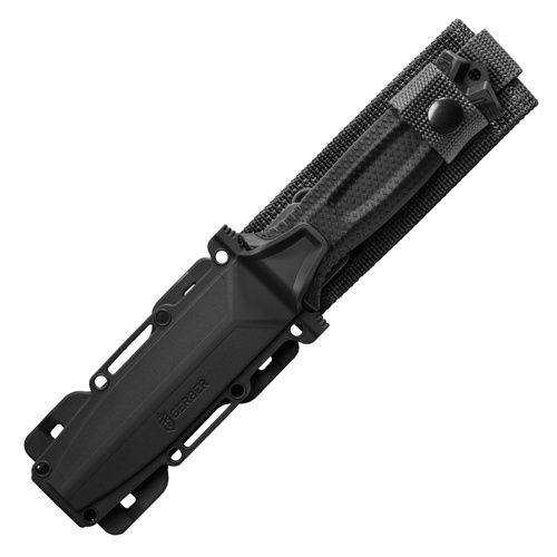 Gerber - Ніж для сильної руки - зубчастий - чорний - 31-003648