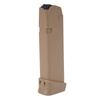 Glock - Магазин для G17 Gen 5 / G19X - 9x19 мм Para - FDE - 17 + 2 набої