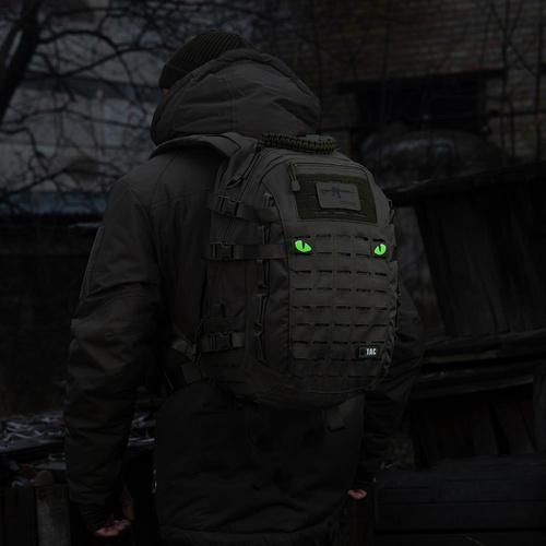 M-Tac - Флуоресцентні нашивки Tiger Eyes Laser Cut - Para - Ranger Green - 51140023