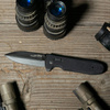 SOG - Складаний тактичний ніж Pentagon XR - Blackout - Black - 12-61-01-57.