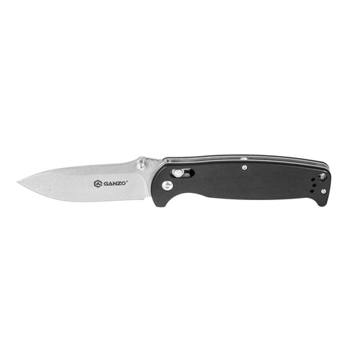 Ganzo - G7412 EDC Складаний ніж зі свистком - G-Lock - Чорний - G7412-BK-WS