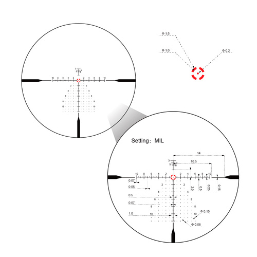 Vector Optics - оптичний приціл Continental x10 1-10x28 - FFP - VET-RAR 2 - Чорний - SCFF-62