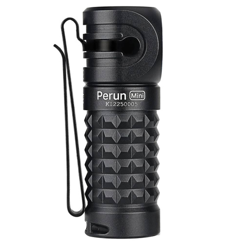 Olight - Світлодіодний кутовий ліхтар / налобний ліхтар з аксесуарами Perun Mini Kit - 1000 люмен - Чорний