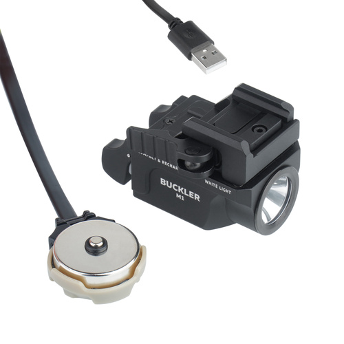 Armytek - Тактичний збройовий ліхтар Buckle M1 - Picatinny QD - White Light - F09301C
