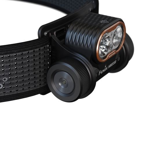 Fenix - Налобний ліхтар HM55R - 1200 лм - USB-C - IP68 - Чорний - HM55R.11111