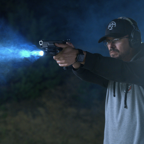 Mactronic - Тактичний пістолетний ліхтар Hussar - 14985 cd - Чорний - THG0010