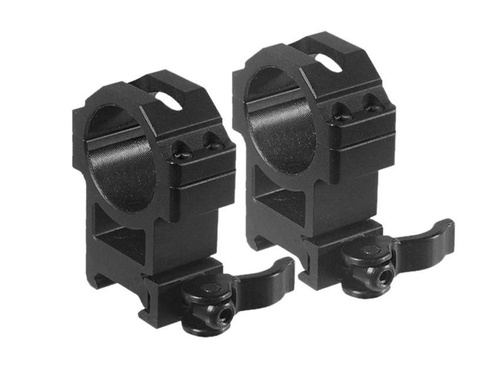 Leapers - Двокомпонентне кріплення прицілу UTG® Max Strength - Високе - Weaver / Picatinny - 1'' труба - RQ2W1204 - RQ2W1204 