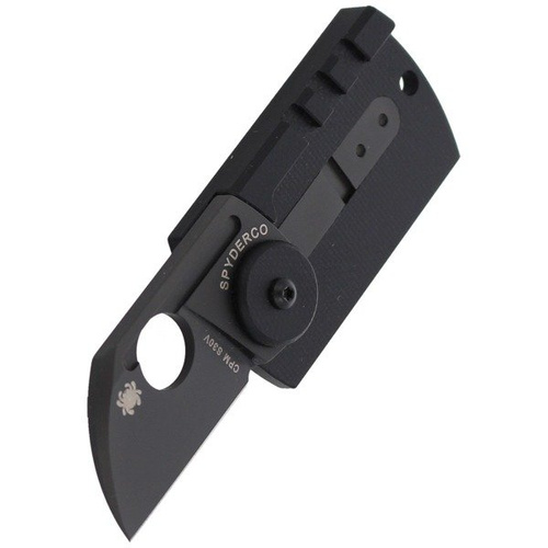 Spyderco - Folder Knife Dog Tag CF/G-10 Laminate Black - C188CFBBKP - Ніж-пенал з ламінованим покриттям CF/G-10 - C188CFBBKP