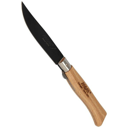 MAM - Black Titanium Beech Wood 83 мм складаний ніж з замком - 2085